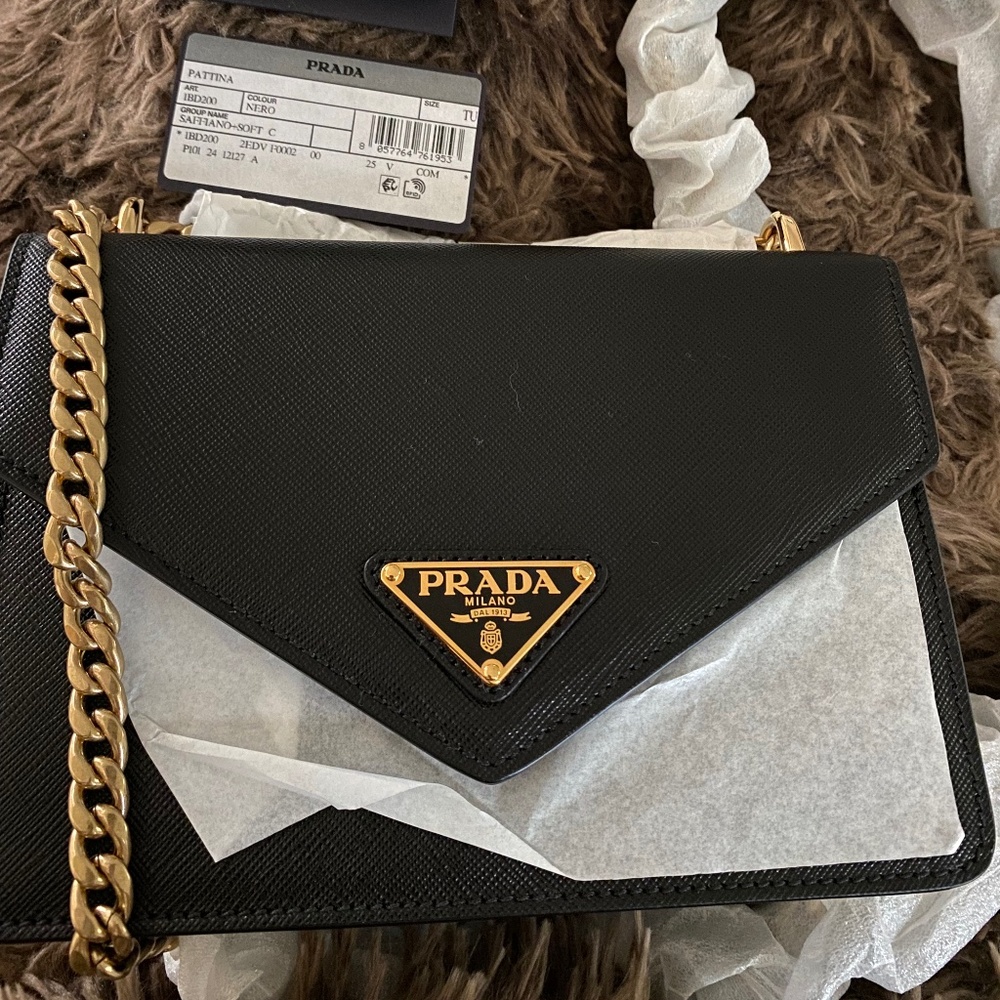 New Prada Saffiano leather Shoulder Bag